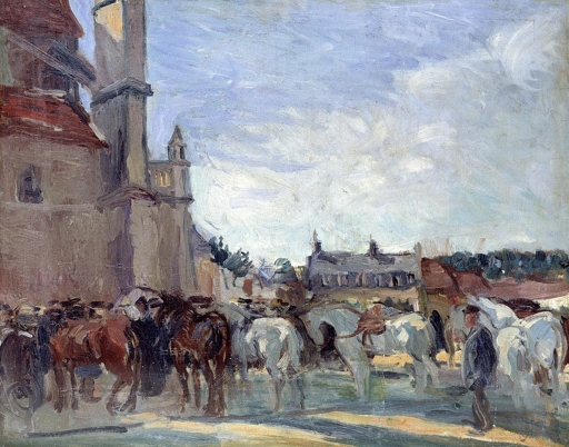 Le Marché aux chevaux à Falaise