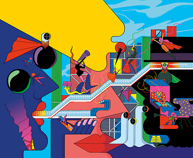 Visuel de l'exposition « Bande dessinée (1964 - 2024) »
