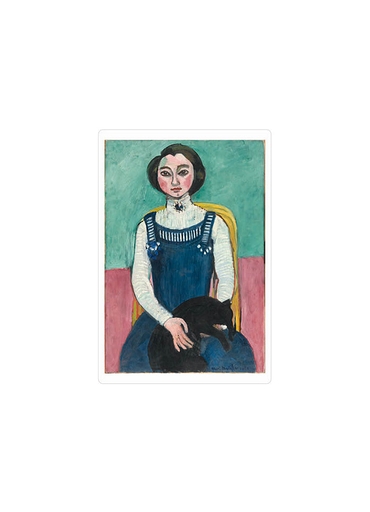 Magnet Henri Matisse - Marguerite au chat noir