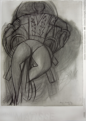 Estampe Henri Matisse - Danseuse assise