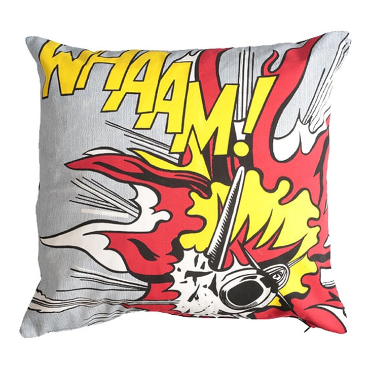 Lichtenstein Pillow cover - Whaam explosion