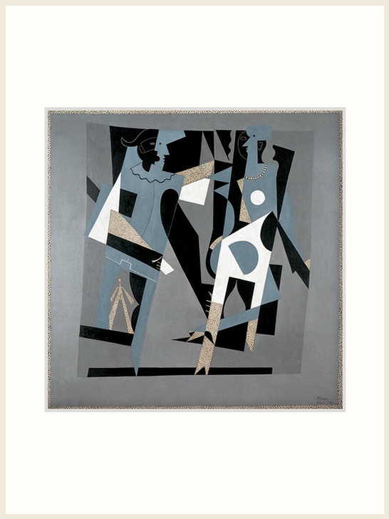 Picasso Reproduction - Arlequin et femme au collier | Cubism