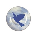 Magritte Plate - Reversed bird