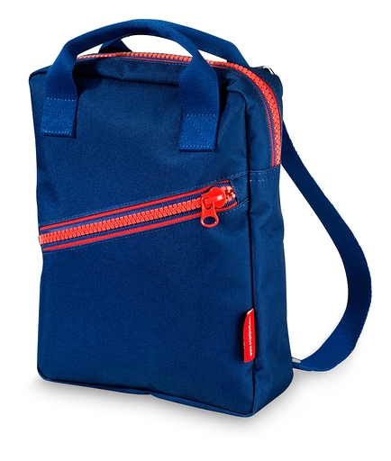 Dark Blue Zipper Backpack small | Engel