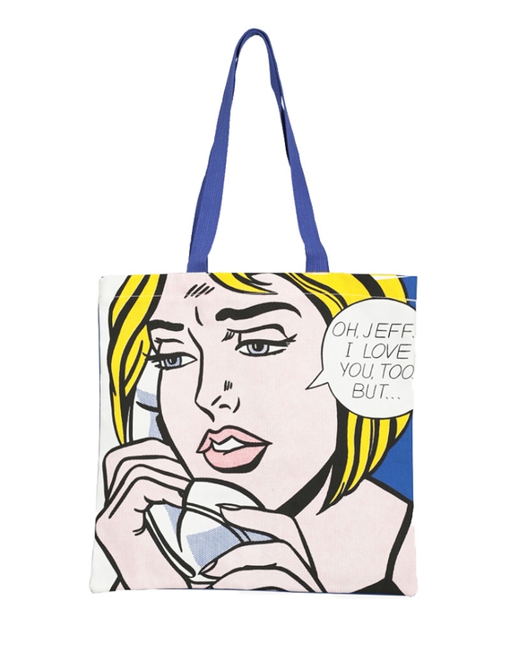 Lichtenstein Tote Bag - "Oh Jeff"