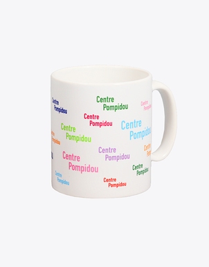 Mug - Colourful logos of the Centre Pompidou