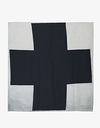 Malevich Silk square - Black cross