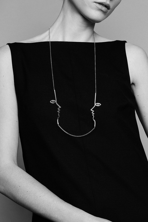 Silver Dina Necklace | Mara Paris