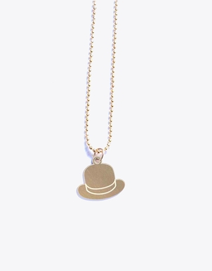 Magritte Necklace - Bowler Hat