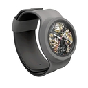 Montre Aight Watch Pollock - Painting (Silver over Black, White, Yellow and Red)