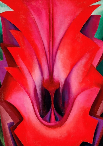 Pochette plastique O'Keeffe | Inside Red Canna