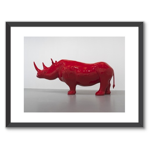 Framed Art Print "Le Rhinocéros"