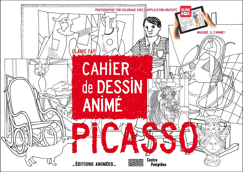 Cahier de dessin animé Picasso · Centre Pompidou