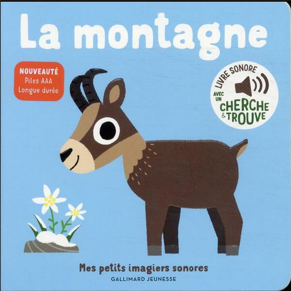 Livre sonore et tactile Mes petits animaux GALLIMARD JEUNESSE - rose, Jouet