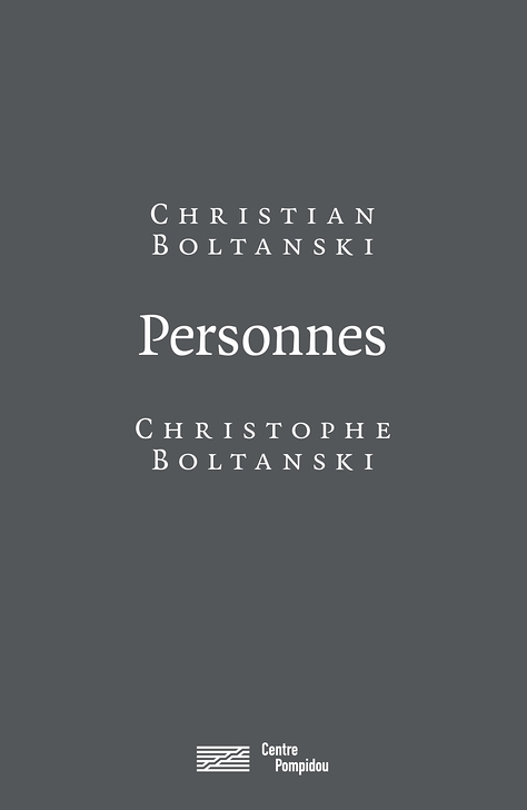 Christian Boltanski et Christophe Boltanski - Personnes | Writings