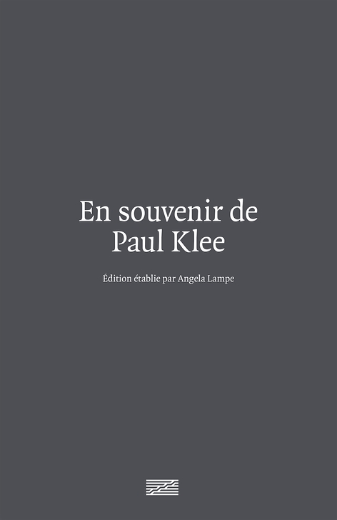 En souvenir de Paul Klee | Ecrits