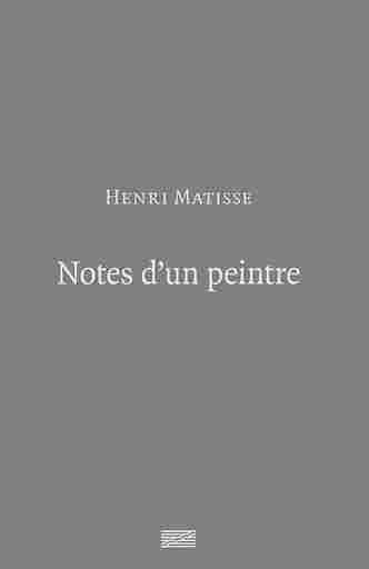 Matisse, notes d'un peintre | Writings