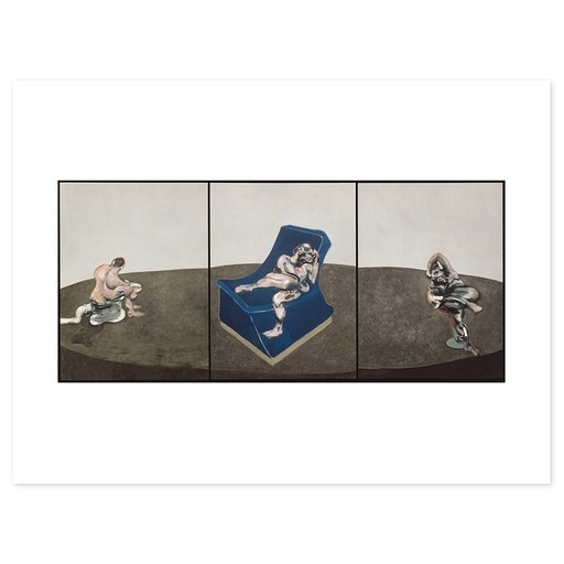 Art Print "Three Figures in a Room [Trois personnages dans une pièce]"
