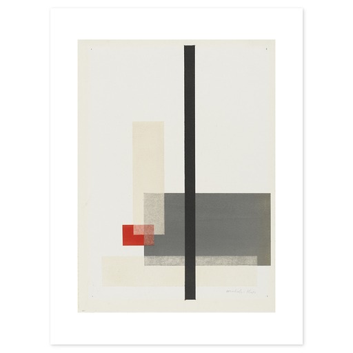 Affiche "Portfolio des maîtres du Bauhaus : (sans titre)"