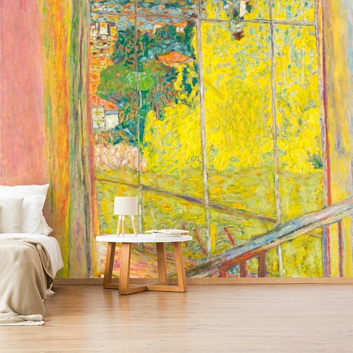 Removable wallpaper "L'Atelier au mimosa"