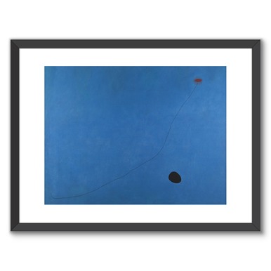 Framed Art Print "Bleu III"