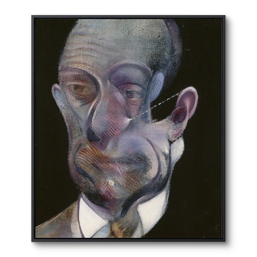 Framed Canvas "Study for Portrait (Michel Leiris) [Etude pour portrait (Michel Leiris)]"