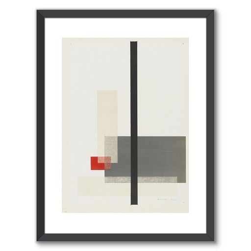 Affiche Encadrée "Portfolio des maîtres du Bauhaus : (sans titre)"