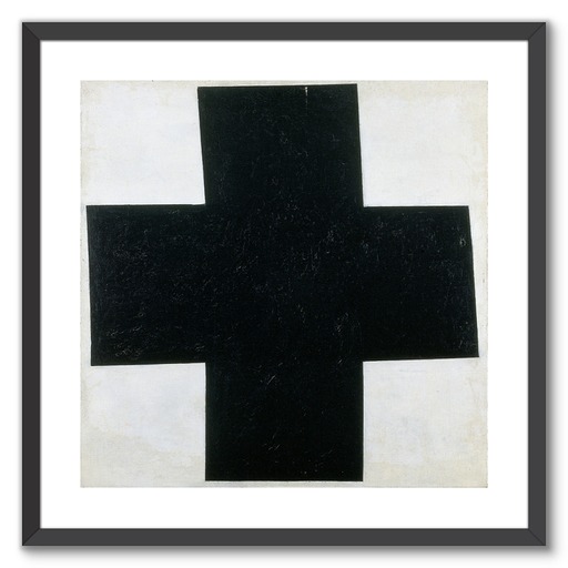 Affiche Encadrée "Croix [noire]"