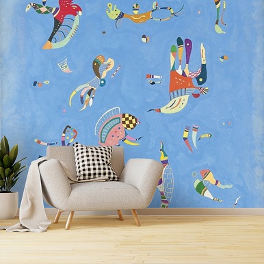 Removable wallpaper "Bleu de ciel"