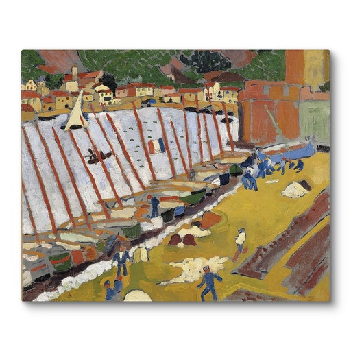 Canvas Print "Le Faubourg de Collioure"
