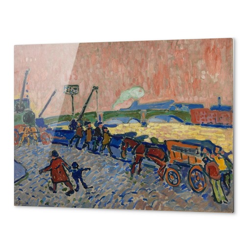 Metal Print "Les Quais de la Tamise"